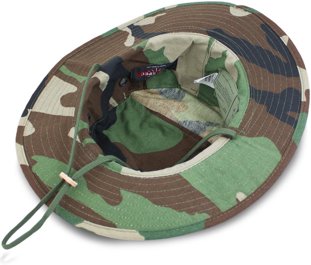 Sombrero Militar para Hombre de Algodón con Visera Ajustable