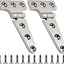 Bisagras en T acero inox 316 marino 4x2" pack 2