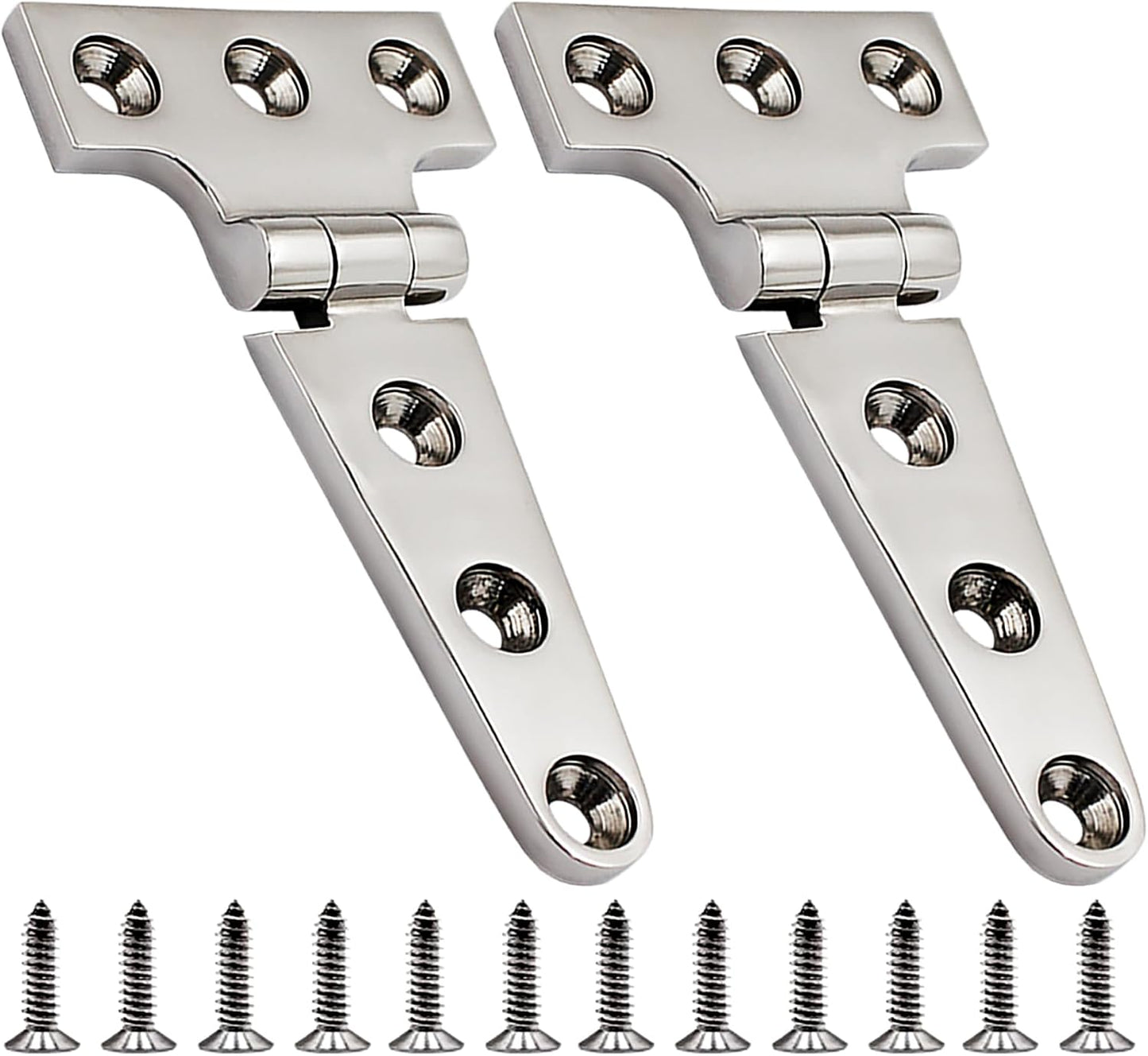 Bisagras en T acero inox 316 marino 4x2" pack 2