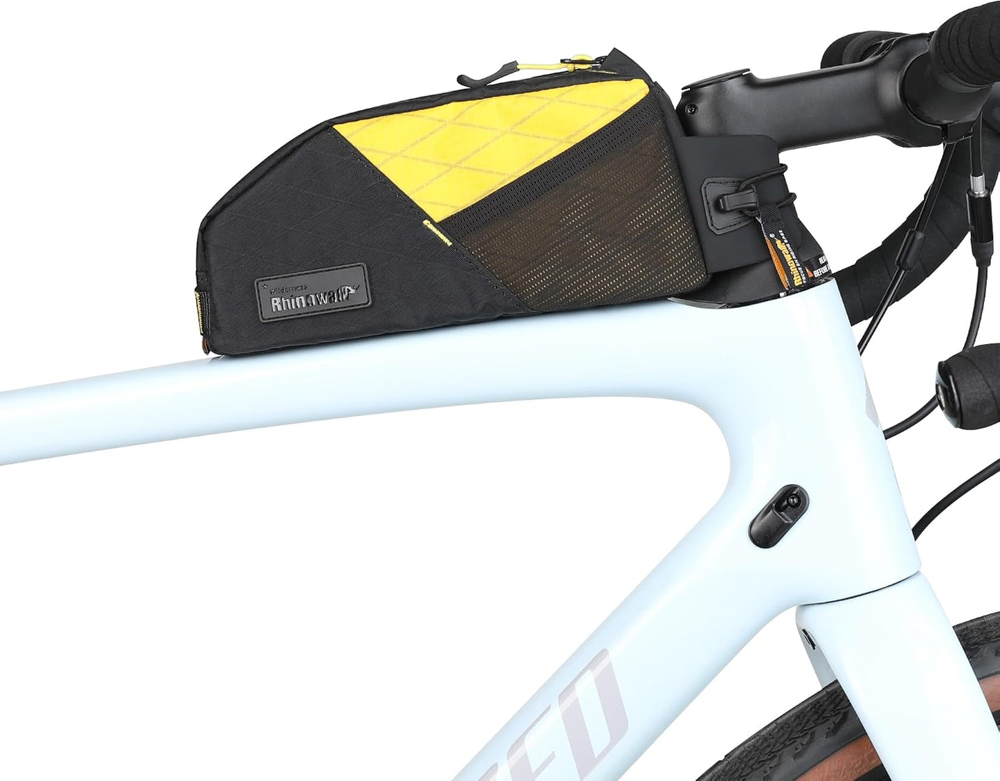 Bolsa impermeable bicicleta 1.2L con bolsillos malla MTB