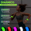 2 Brazaletes LED Recargables 5 Colores 3 Modos