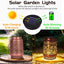 Farol solar colibrí para jardín patio terraza decorativa
