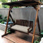 Cojín banco patio 42x18" antiderrap acolchado