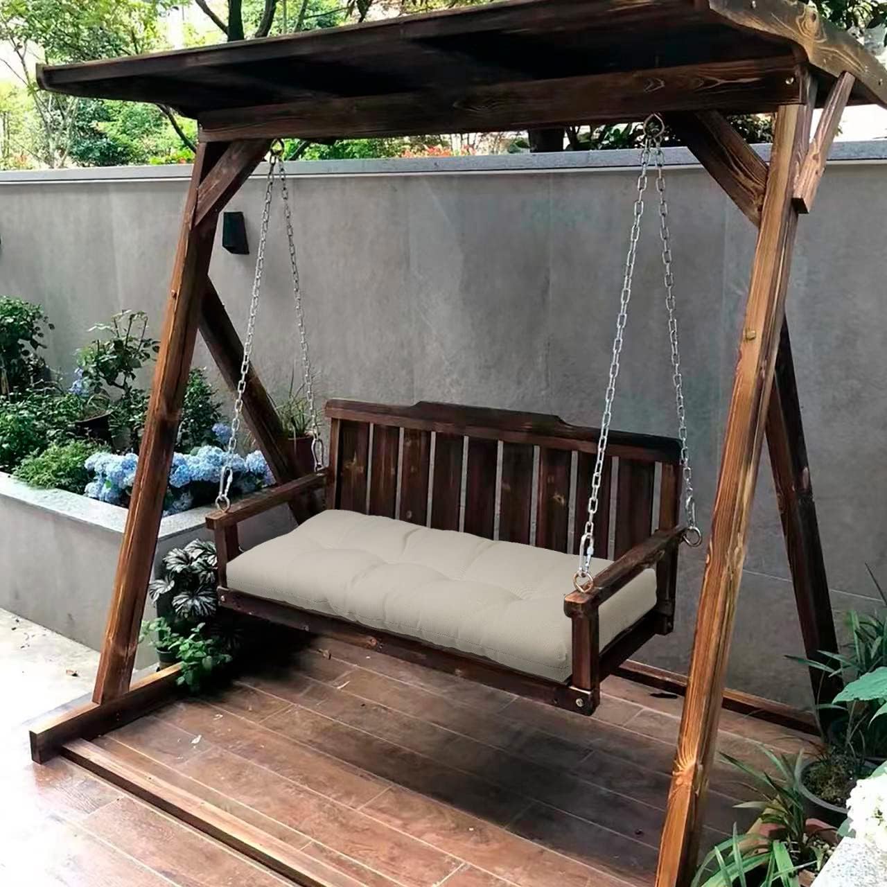 Cojín banco patio 42x18" antiderrap acolchado