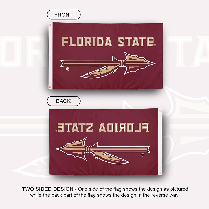 Bandera FSU Seminoles 3x5ft 100% poliéster