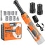 Set llaves trinquete eléctrico 3/8 con 2 baterías luz LED