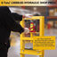 Prensa hidráulica 6 T taller marco H ajustable amarillo