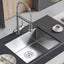 Fregadero cocina inferior 25x18pulg acero inox 304 con