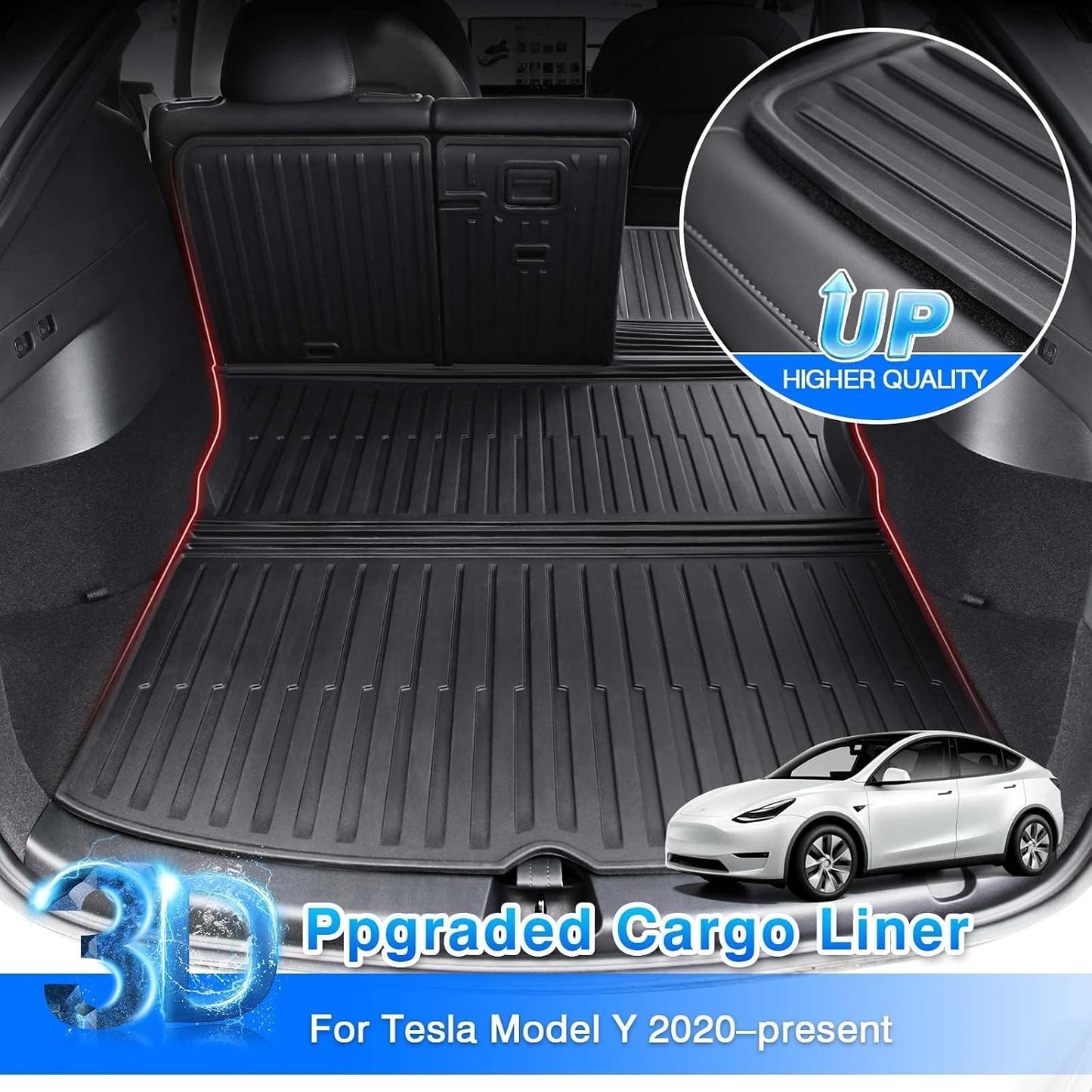 Funda carga Model Y 2020-25 5 asientos respaldo