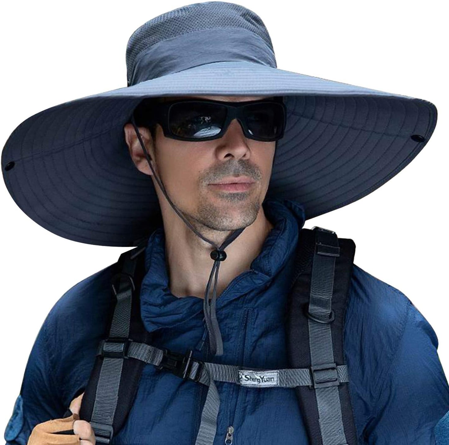Sombrero ala ancha 6" protección solar unisex