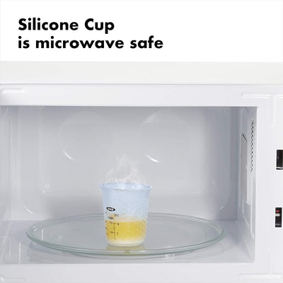 3 Pzas Vasos Medidores Silicón Ajustable 2 Tazas