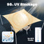 Toldo cuadrado beige 9.5x9.5ft impermeable UPF50
