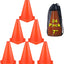 Conos deportivos 7" naranjas pack 24 para fútbol baloncesto