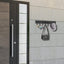Soporte llaves pared 7 ganchos autoadhesivo gris