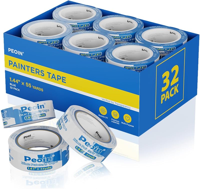 Cinta pintura azul 1.5" 1760yd resistente UV