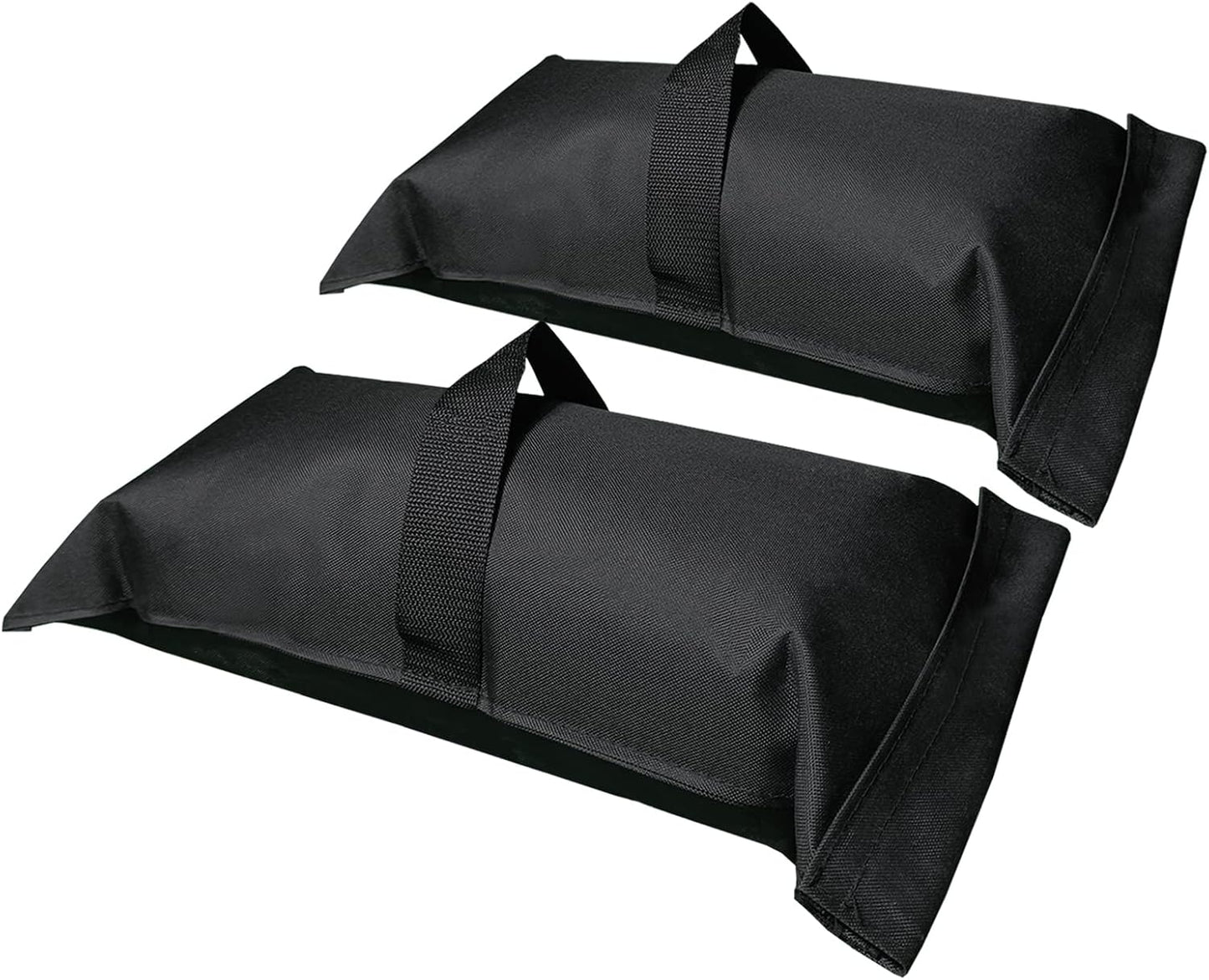 Bolsas arena rellenables 60lb para sombrilla jardín 2 negro