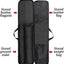 Bolsa transporte bandera 37x8" mástil plumas