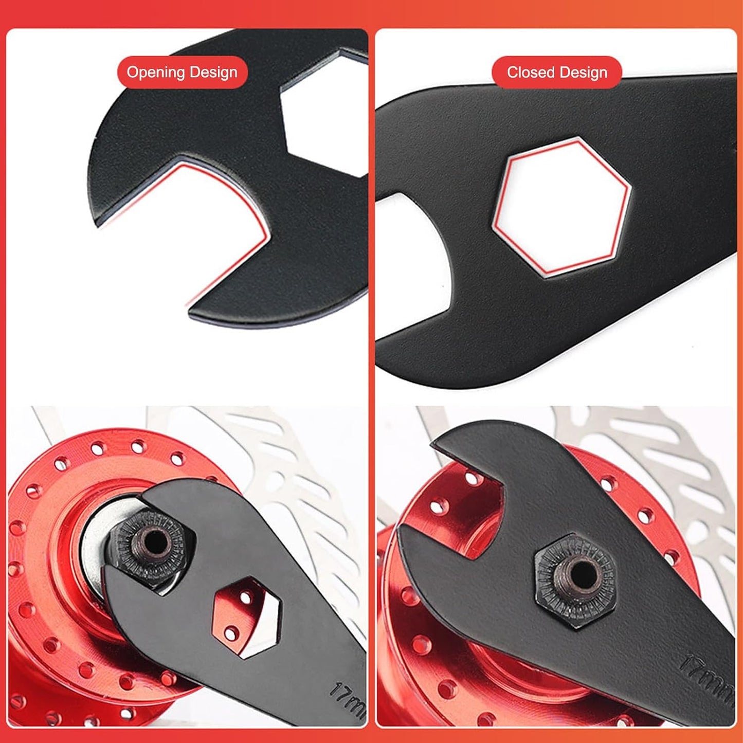 Juego llaves para conos bicicleta 13-19mm