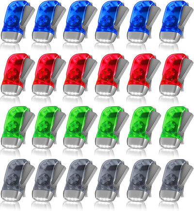 Linterna manivela 24pzas sin batería 3 LED camping coche