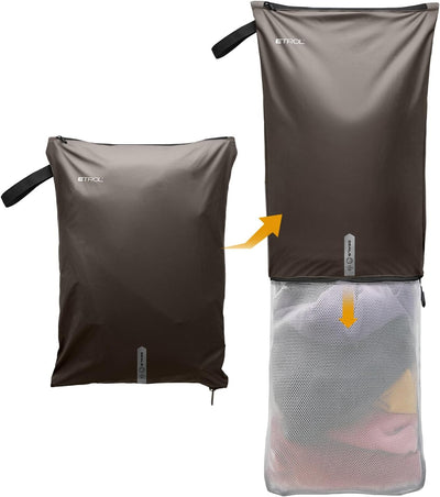 Bolsa lavandería malla organiz. con cremallera