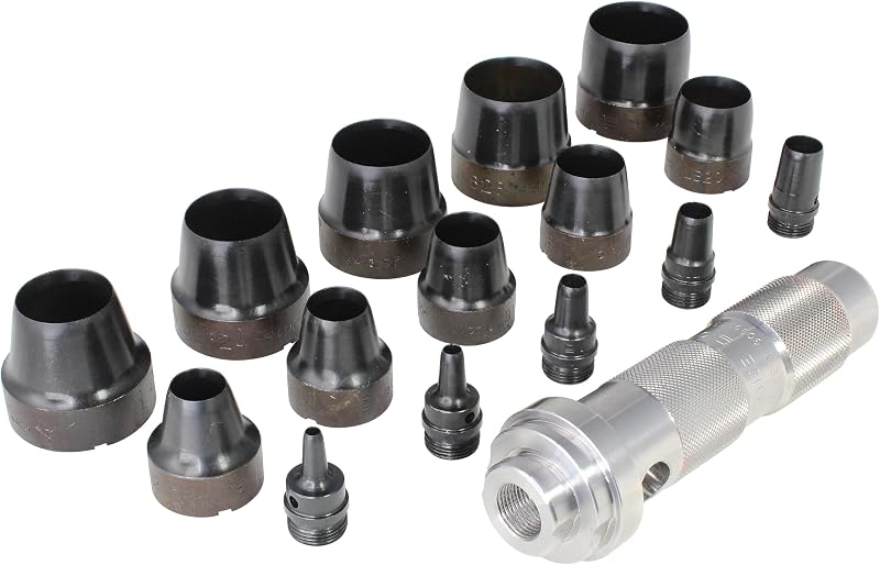 Set 16 Sacabocados SAE Imperial 1/8 a 1-3/16