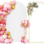 Soporte arco metal 7.2ft dorado con cubierta para boda y fiesta