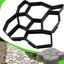 Molde piedra reutiliz. 19.6x19.6" jardín bricolaje
