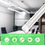Luz LED tienda T8 40W 5000K forma V pack 4