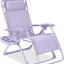 Silla ajustable gravedad cero reclinable plegable lavanda