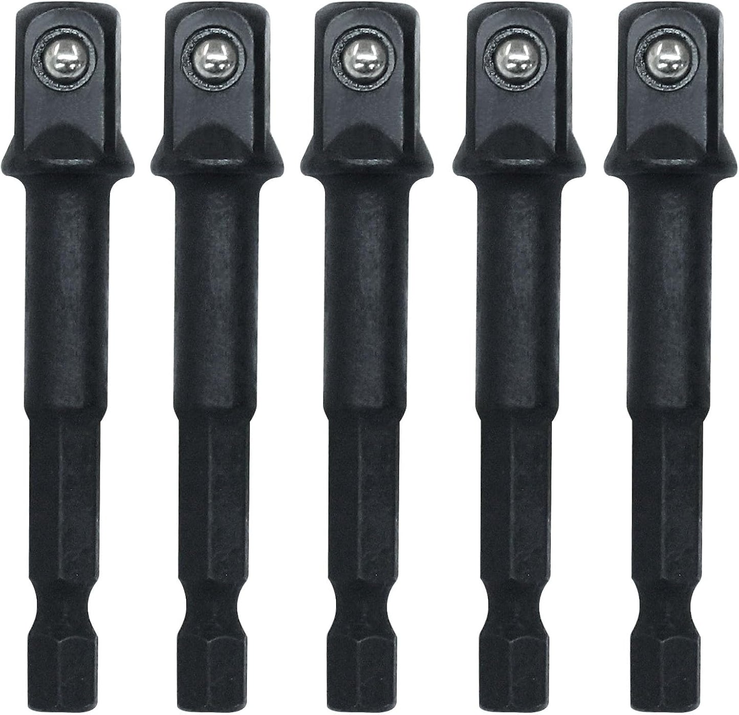 Kit adaptador enchufe 1/4 a 3/8 pulg 5 pzas bricolaje