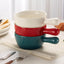 Set 4 cuencos cerámica apilables horno microondas