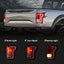 Luces traseras comp Ford F-150 15- rojo transparente pares