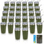 32 Pzas Vasos Acero Inox 20oz con Tapas y Pajitas