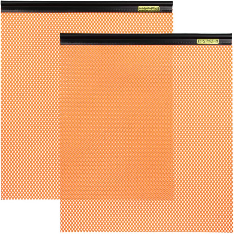 Bandera repuesto 18x18" pack 2 naranja