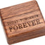 Estuche madera caja anillos compromiso ceremonia boda
