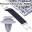 41 Clips Retención Techo Nailon Gris para Mercedes Sprinter