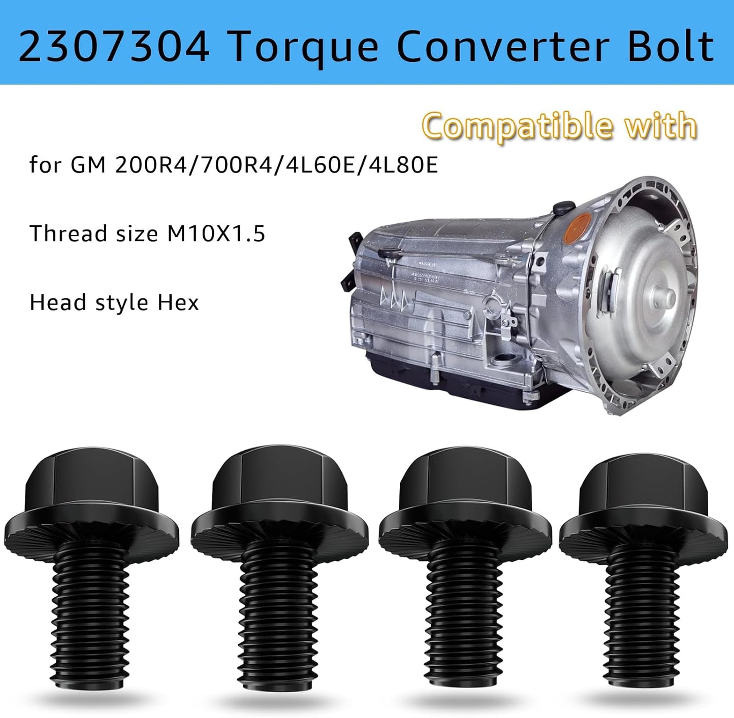 Kit pernos convertidor par transmisiones GM M10-1.5x16