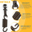 Kit colgar hamaca 500lb gancho resorte enchufe pasador