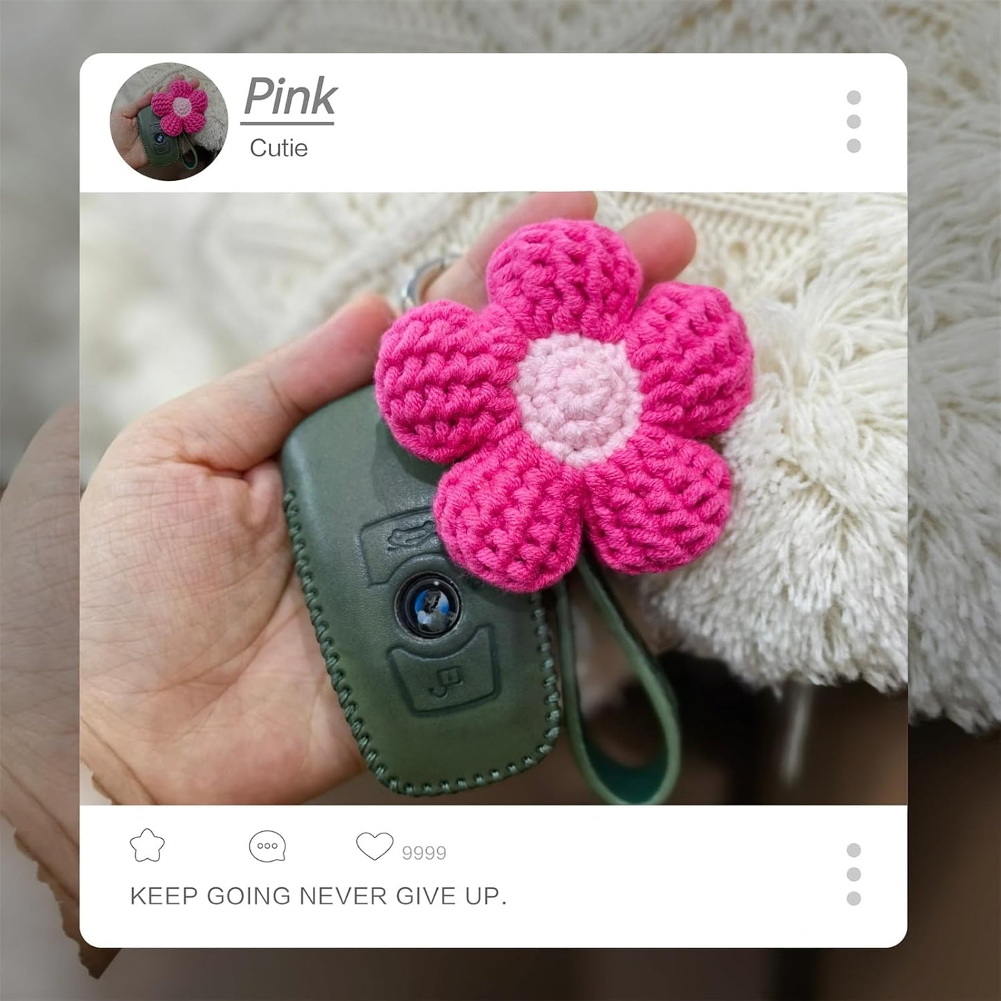 Accesorios espejo retrovisor decoración automóvil rosa