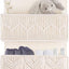 Organiz. macramé 3 bolsillos detrás de puerta