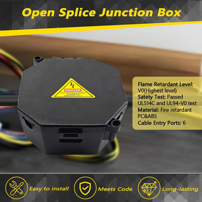 Caja conexiones eléctricas V0 ignífuga pack 8