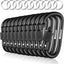Clips mosquetón aluminio 3pulg forma D paquete 10