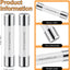 5 Pzas Fusible Cerámico 600V para Multímetro 6.3x32mm