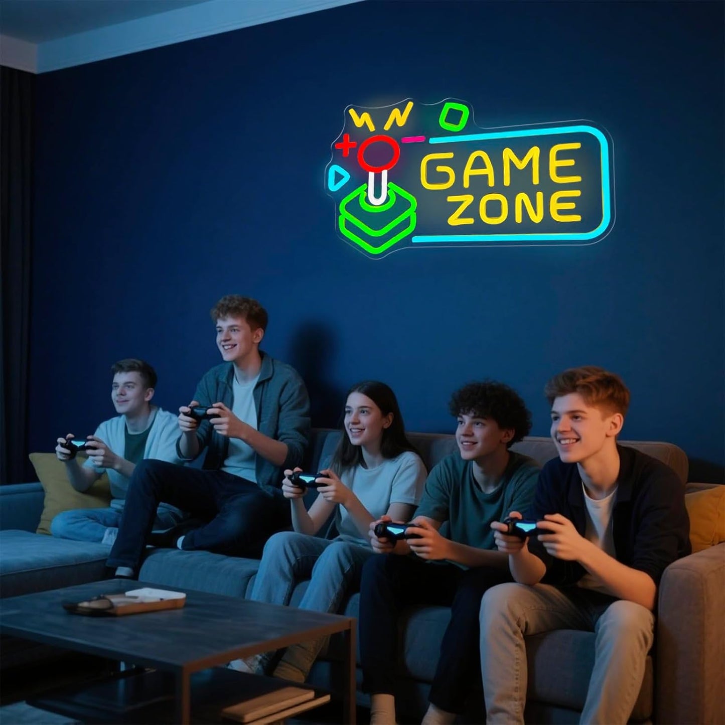 Letrero neón LED para habitación de jugadores y hombres