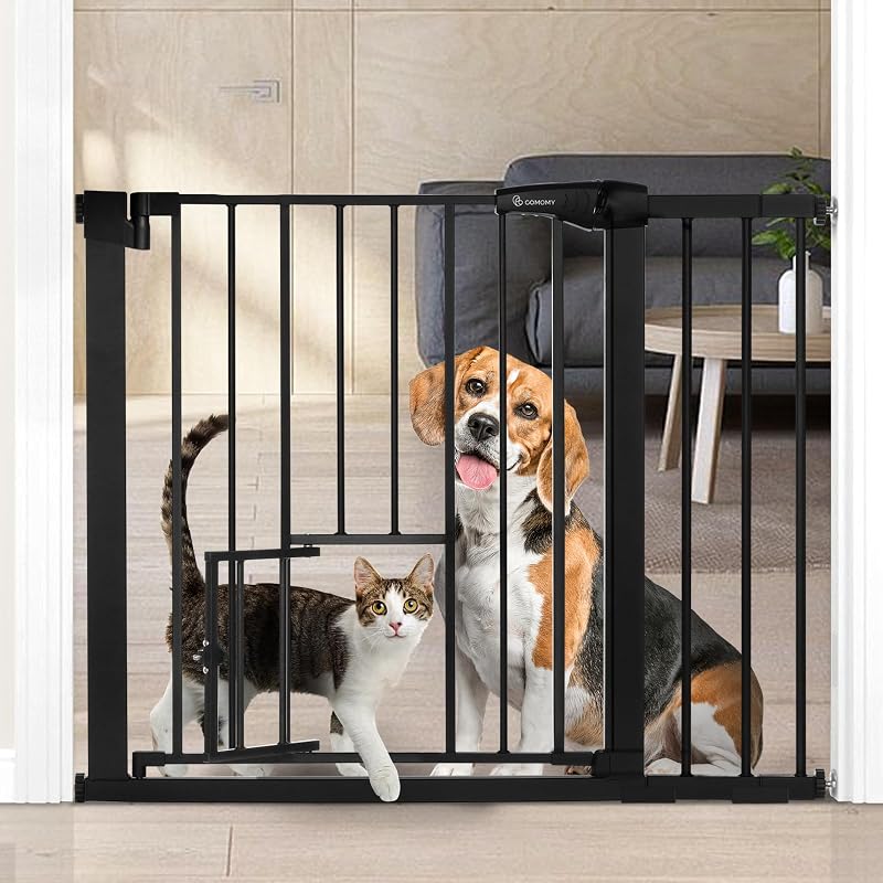 Puerta bebé cierre automático para gatos y perros 29.5-40.5"