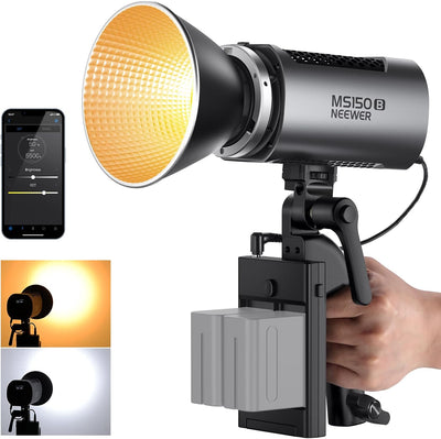 Luz LED bicolor 130W para vídeo con control app modo 2.4G