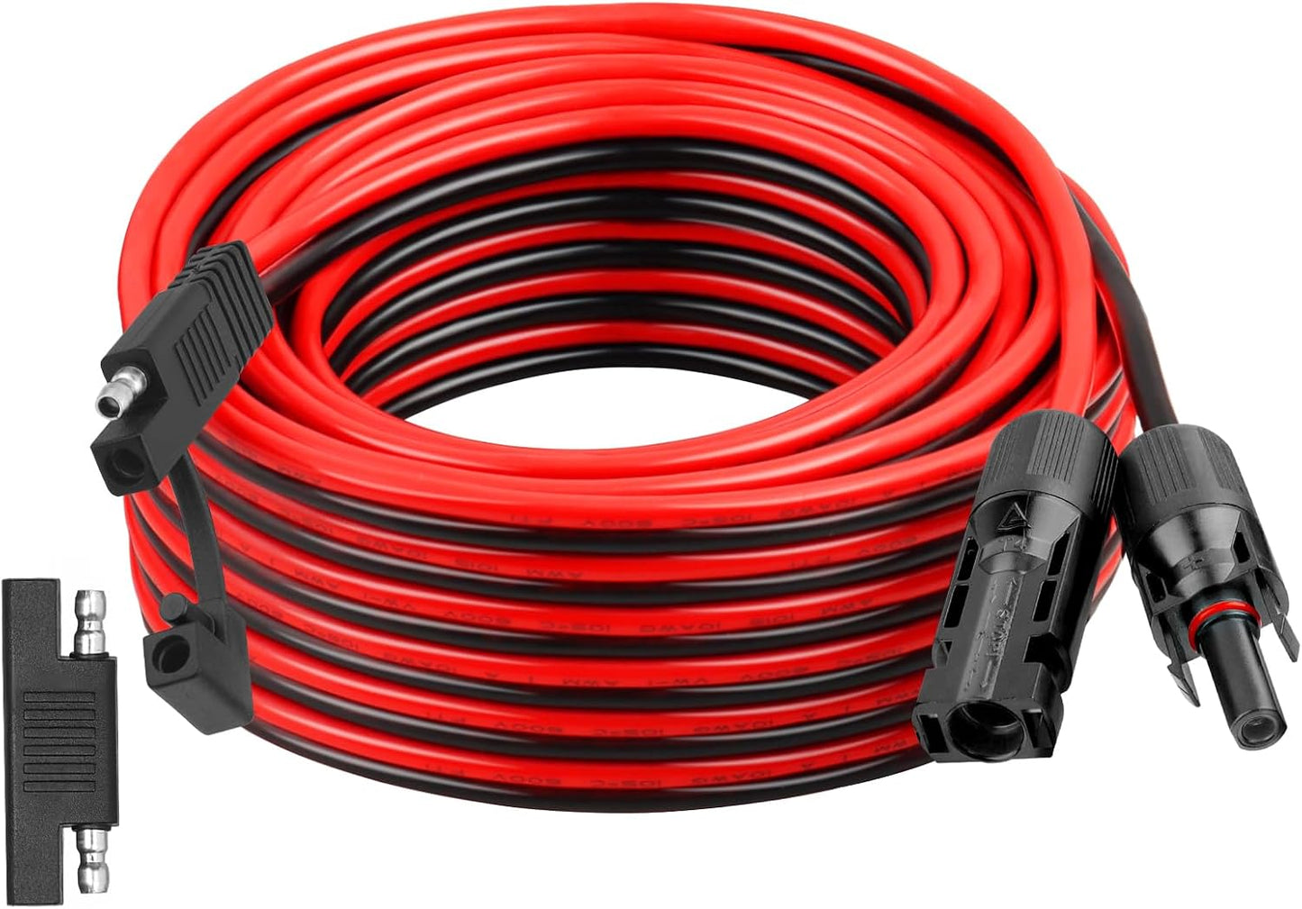 Cable SAE a panel solar 10AWG 35pies cobre estañado