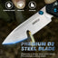 Cuchillo plegable acero D2 3.27pulg mango fibra carbono