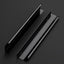 40 Tiradores dedo ocultos gabinete 192mm negro mate