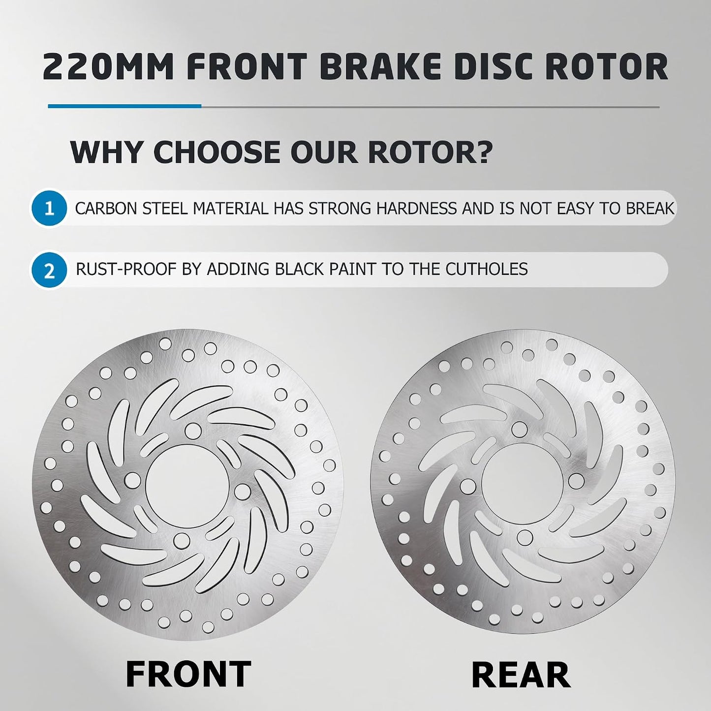 Disco rotor freno delantero comp Honda Grom 125 Z125M